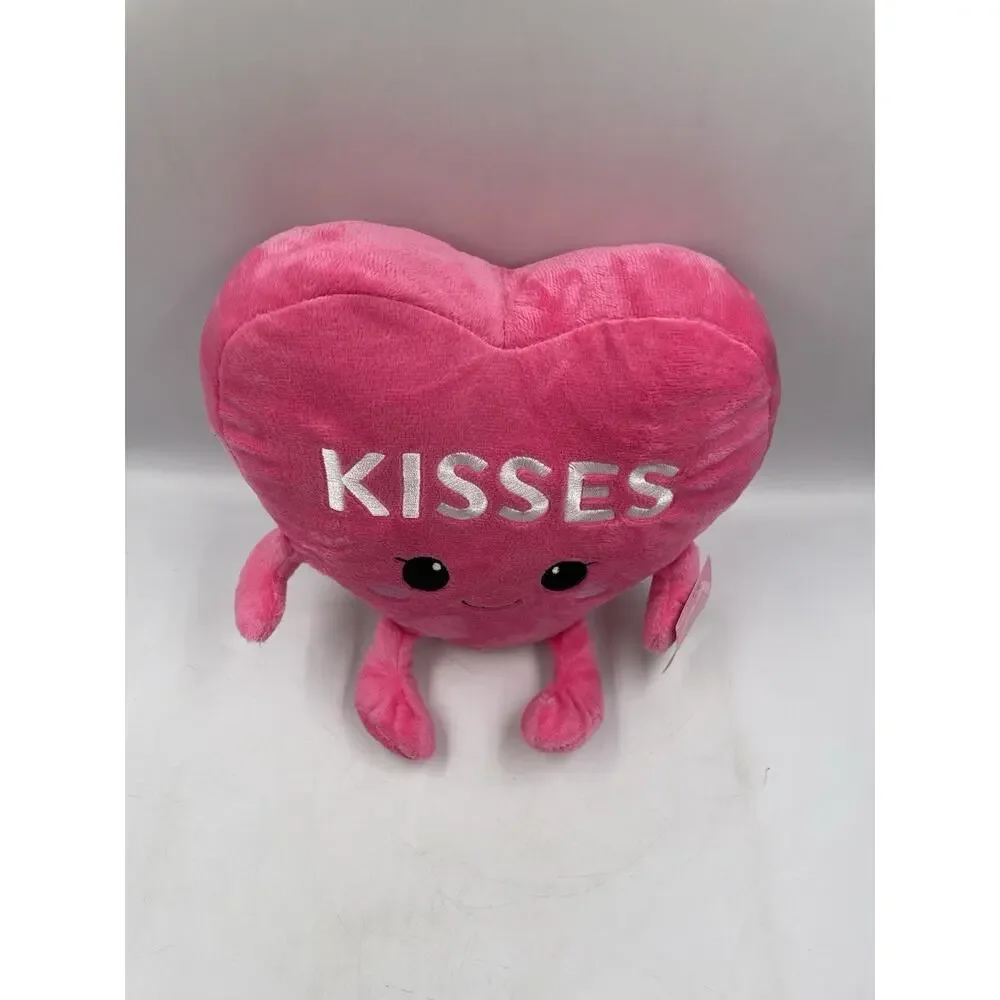 Holiday Home 9.5 Inch Pink Heart Plush NWT